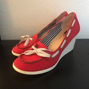 Wedge Boat Shoe